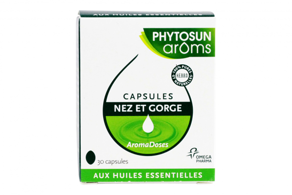 PHYTOSUN ARÔMS AROMADOSES NEZ ET GORGE 30 CAPSULES