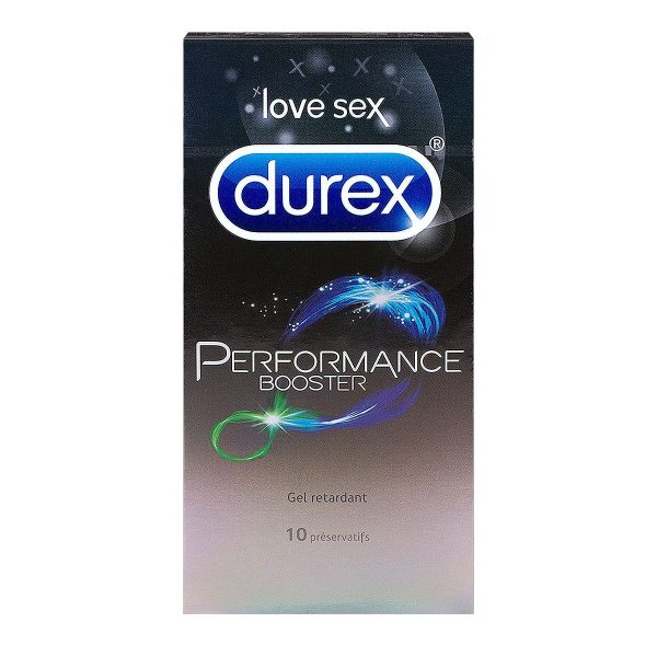 DUREX PERFORMANCE BOOSTER PRESERVATIFS 10 UNITES