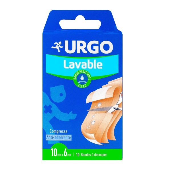 URGO LAVABLE PANSEMENTS A DECOUPER 10 CM X 6 CM