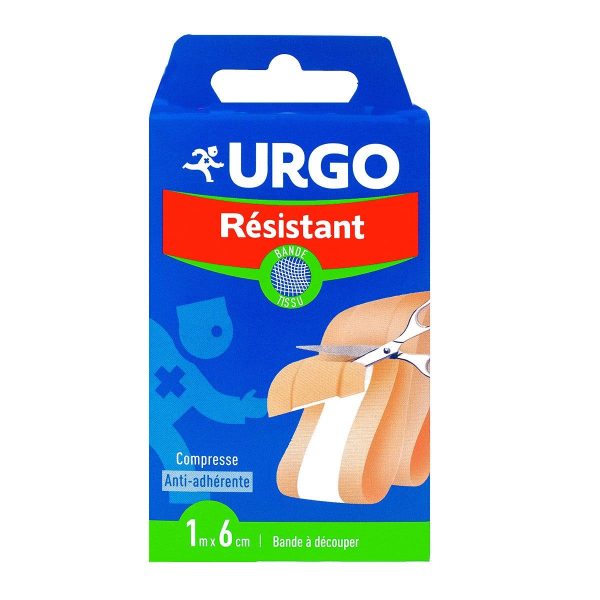 URGO BANDE RESISTANTE PANSEMENTS A DECOUPER 1M X 6 CM