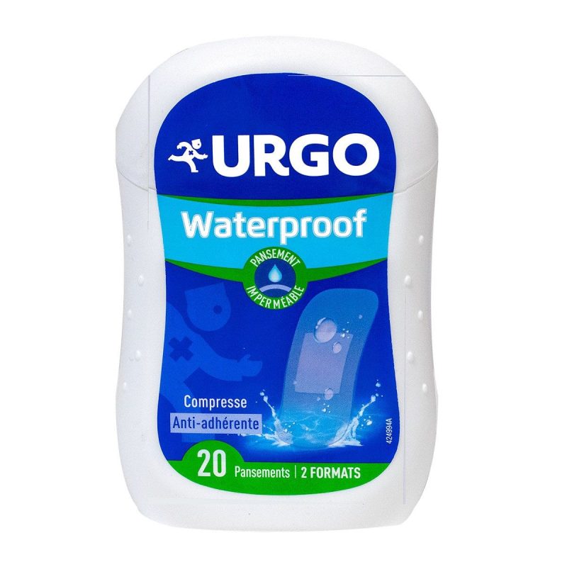 URGO WATERPROOF PANSEMENTS 20 UNITES 2 FORMATS