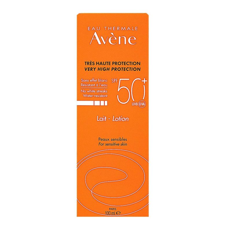 Avène Lait solaire Sans Effet blanc SPF 50+ 100 ml