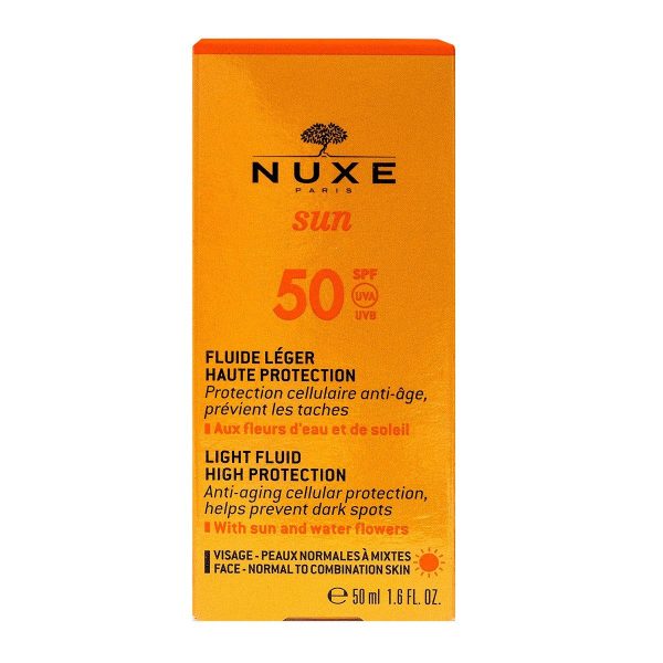 Nuxe Sun Fluide solaire léger visage SPF 50