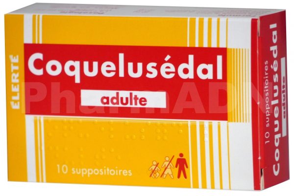 COQUELUSEDAL ADULTES 10 SUPPOSITOIRES