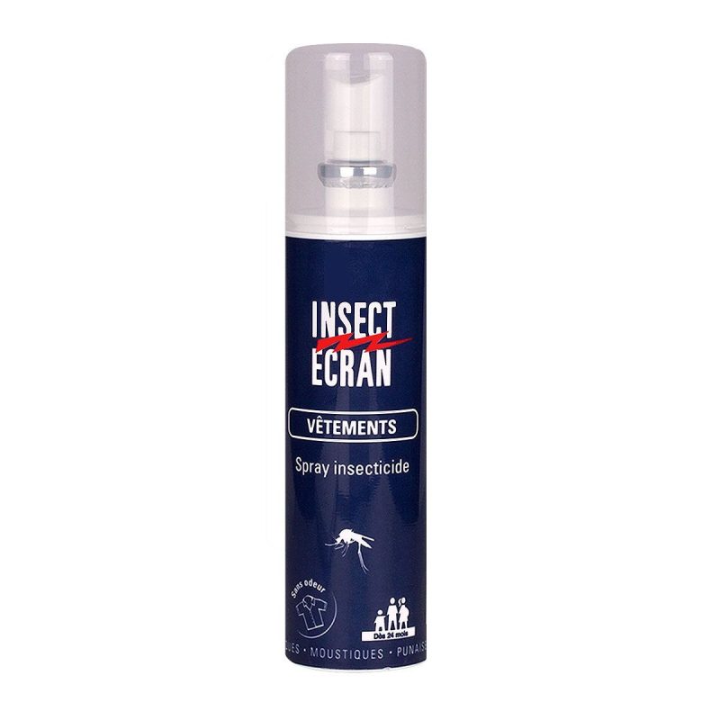 INSECT ECRAN VETEMENTS SPRAY ANTI-MOUSTIQUES 100 ml