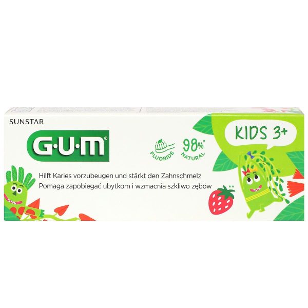 GUM DENTIFRICE ENFANTS 3+ GOUT FRAISE