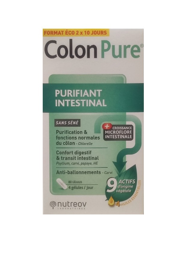 COLON PURE Purifiant intestinal 80 gélules