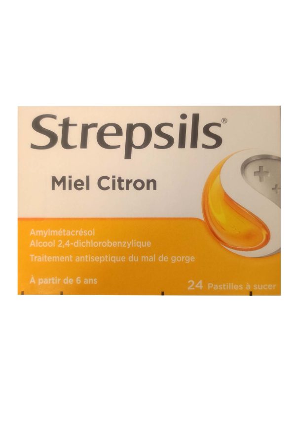 STREPSILS MIEL-CITRON 24 PASTILLES