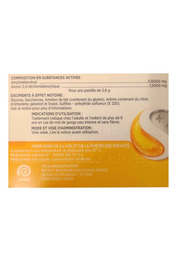 STREPSILS MIEL-CITRON 24 PASTILLES