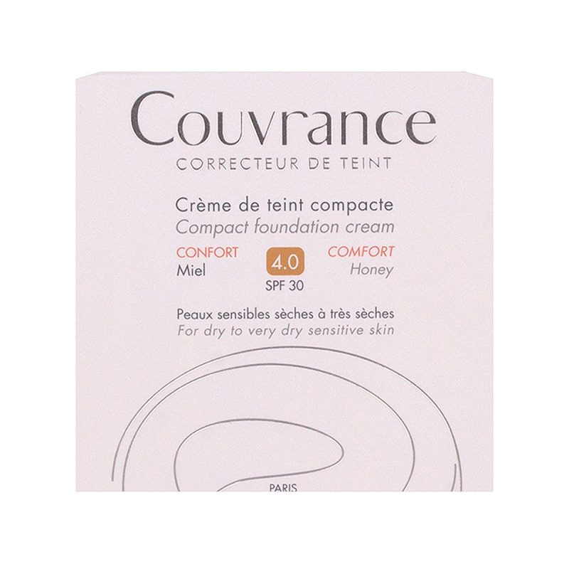 AVèNE COUVRANCE CREME DE TEINT COMPACTE MIEL N°4.0 SPF30