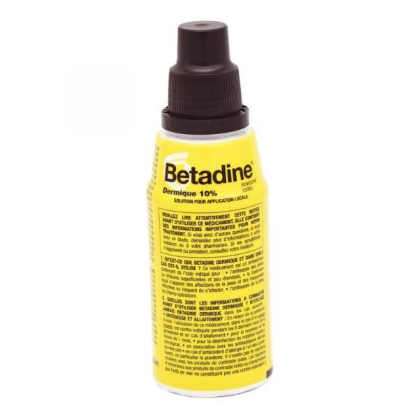 BETADINE DERMIQUE 10% SOLUTION 125ML