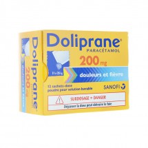 DOLIPRANE 200MG 12 SACHETS POUDRE