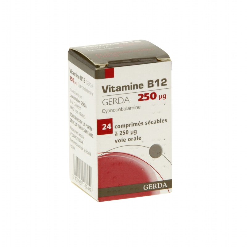 VITAMINE B12 GERDA 250ug 24 COMPRIMES