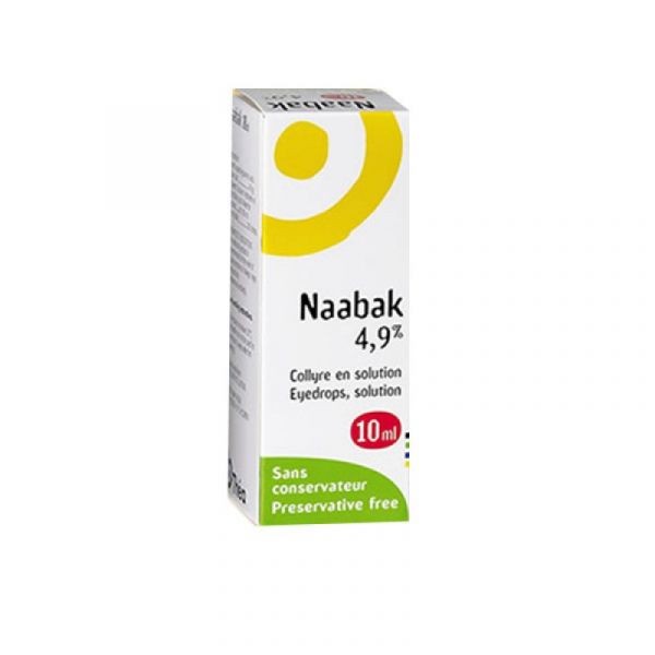 NAABAK 4,9% COLLYRE FLACON 10ML