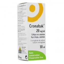 CROMABAK 20MG/ML COLLYRE FLACON 10ML