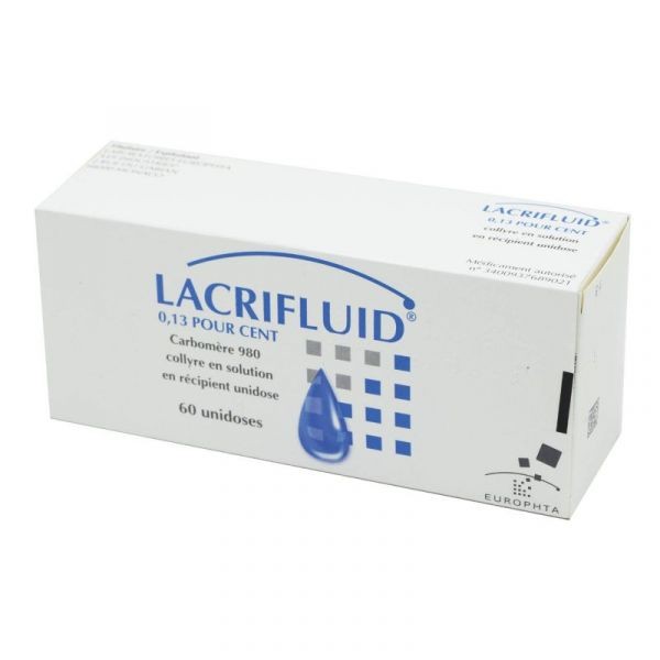 LACRIFLUID 0,13% COLLYRE 60 UNIDOSES