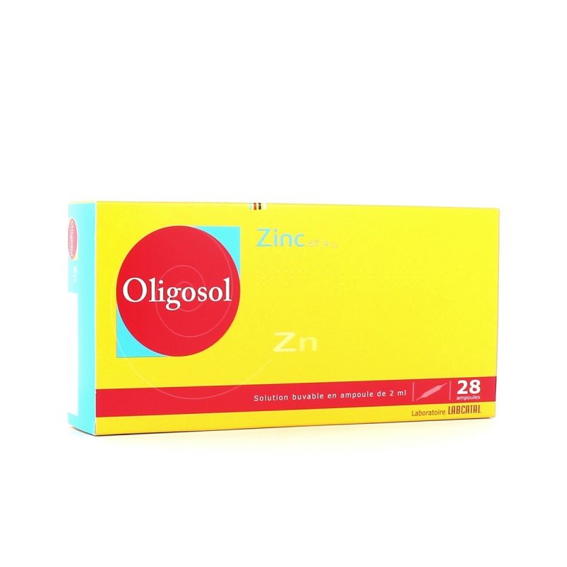 OLIGOSOL ZINC 28 AMPOULES BUVABLES