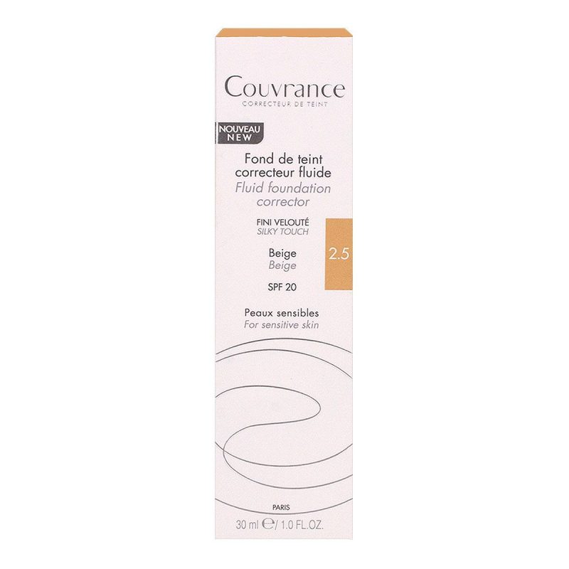 Avène Couvrance fond de teint correcteur fluide Beige SPF20 30ml