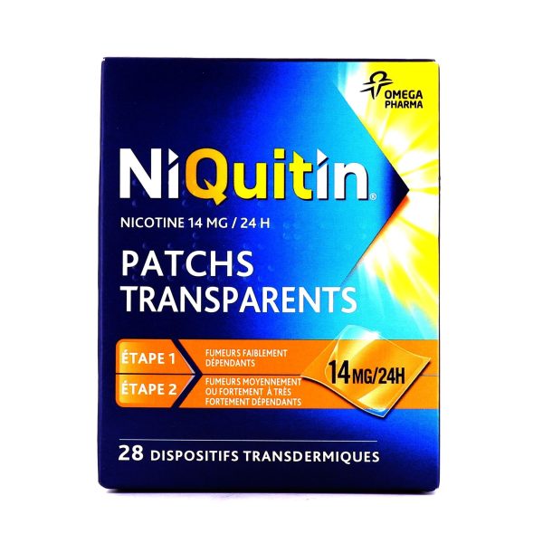 NIQUITIN 14MG/24H 28 PATCHS TRANSDERMIQUES