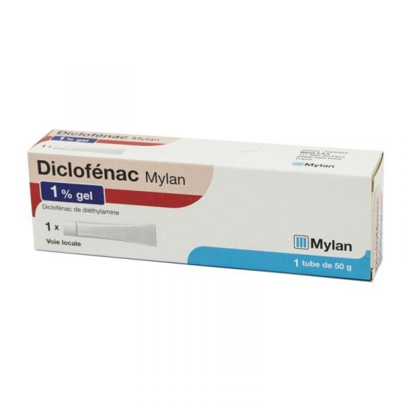 DICLOFENAC MYLAN 1% GEL TUBE 50G