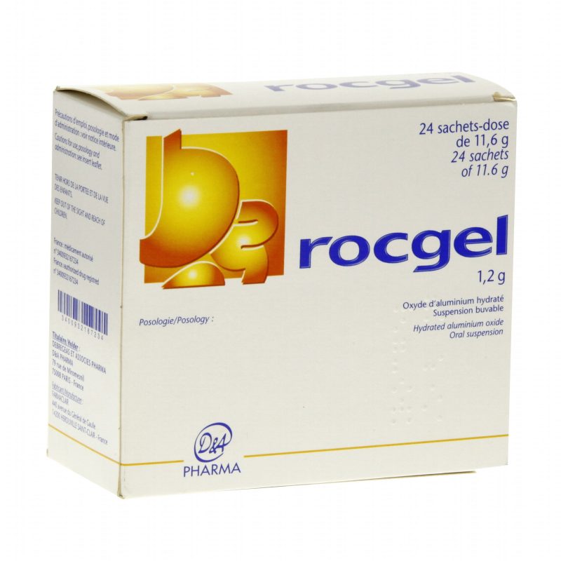 ROCGEL SUSPENSION BUVABLE 1,2G 24 SACHETS