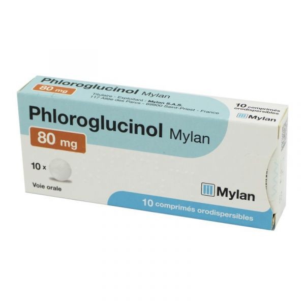 PHLOROGLUCINOL MYLAN 80MG 10 COMPRIMES ORODISPERSIBLES