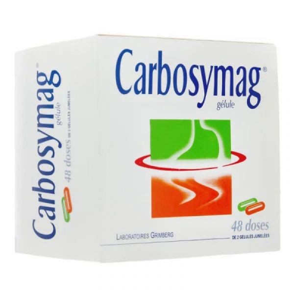 CARBOSYMAG 48 DOSES DE 2 GELULES