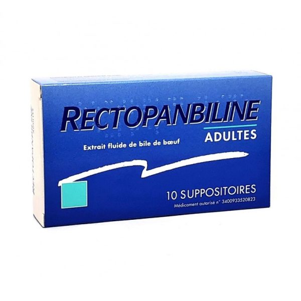 RECTOPANBILINE 10 SUPPOSITOIRES ADULTES