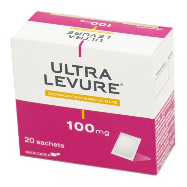 ULTRA-LEVURE 100MG 20 SACHETS POUDRE