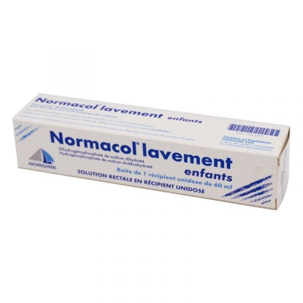 NORMACOL LAVEMENT ENFANTS DOSE 60ML