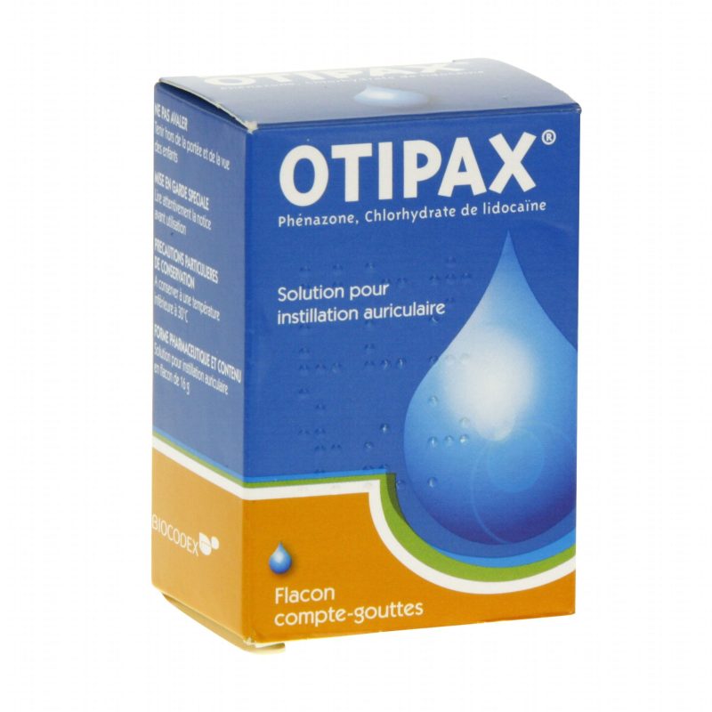 OTIPAX SOLUTION POUR INSTILLATION AURICULAIRE 16G