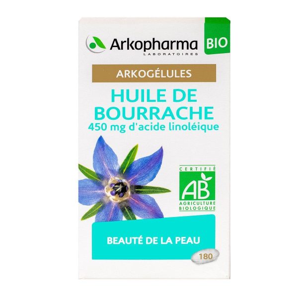 ARKOGELULES HUILE DE BOURRACHE BIO 180 CAPSULES