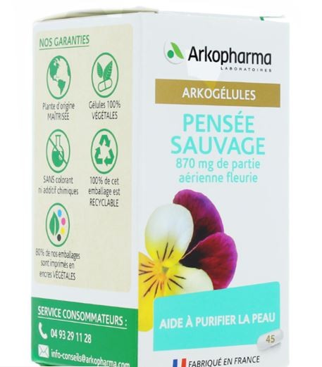 ARKOGELULES PENSEE SAUVAGE BOITE DE 45 GELULES