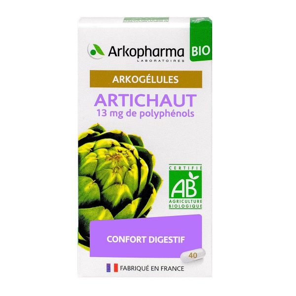 ARKOGELULES ARTICHAUD BIO 40 GELULES