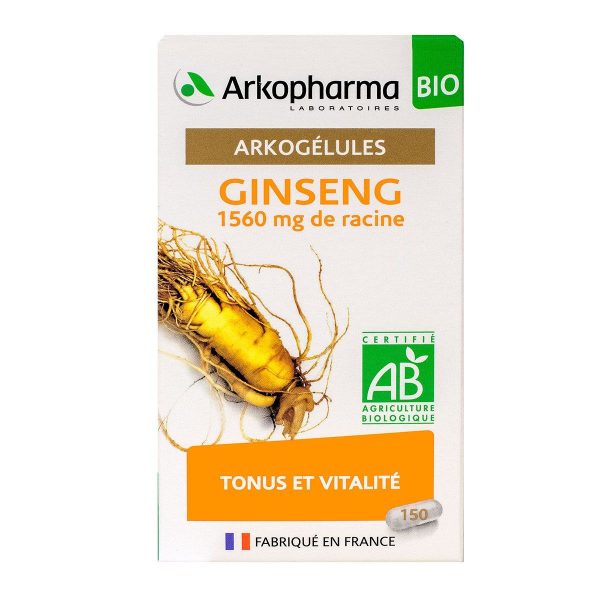 ARKOGELULES GINSENG BIO 150 GELULES