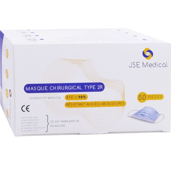 MASQUE CHIRURGICAL TYPE 2R JSE BT 50