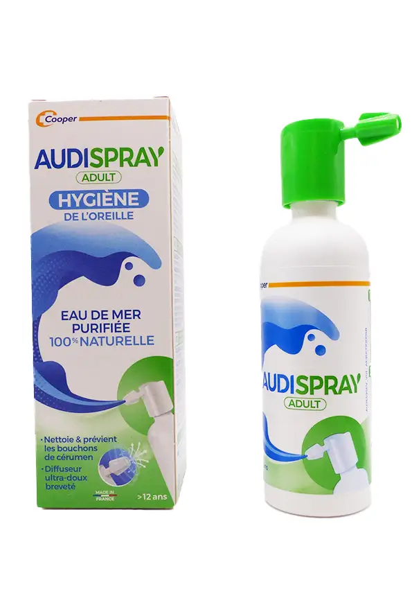 Audispray adulte hygiene de l'oreille