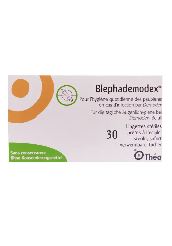 Blephademodex 30 lingettes