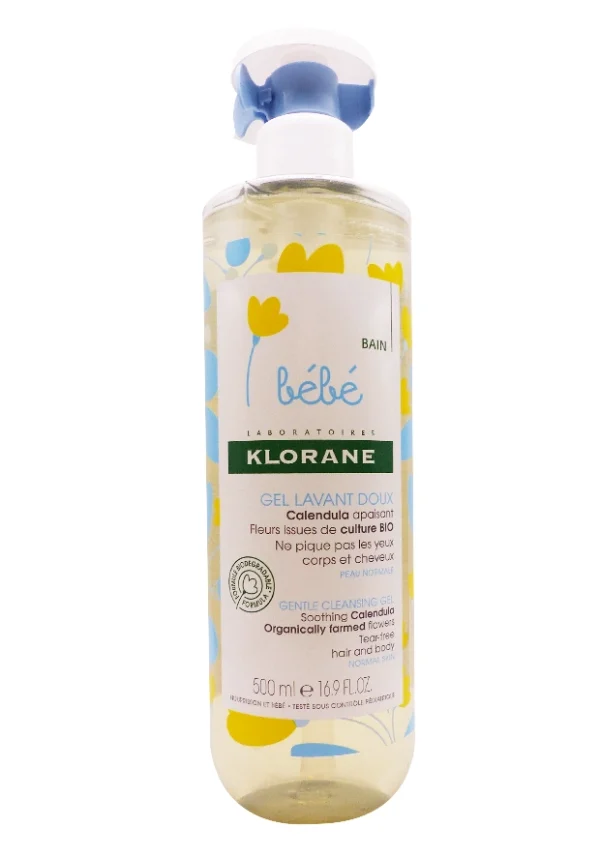 Klorane bébé gel lavant doux 500 ml