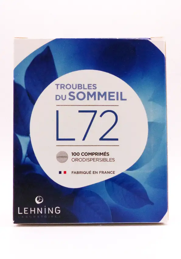 L72 troubles du sommeil 100 comprimés orodispersibles