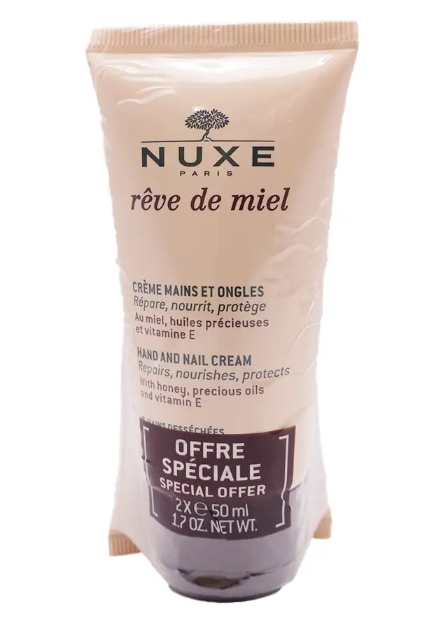 Nuxe rève de miel creme mains et ongles lot 2x50 mL