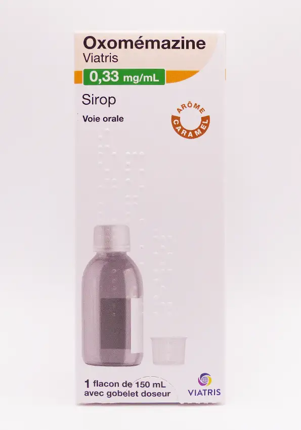 Oxomémazine sirop avec sucre 150 ml