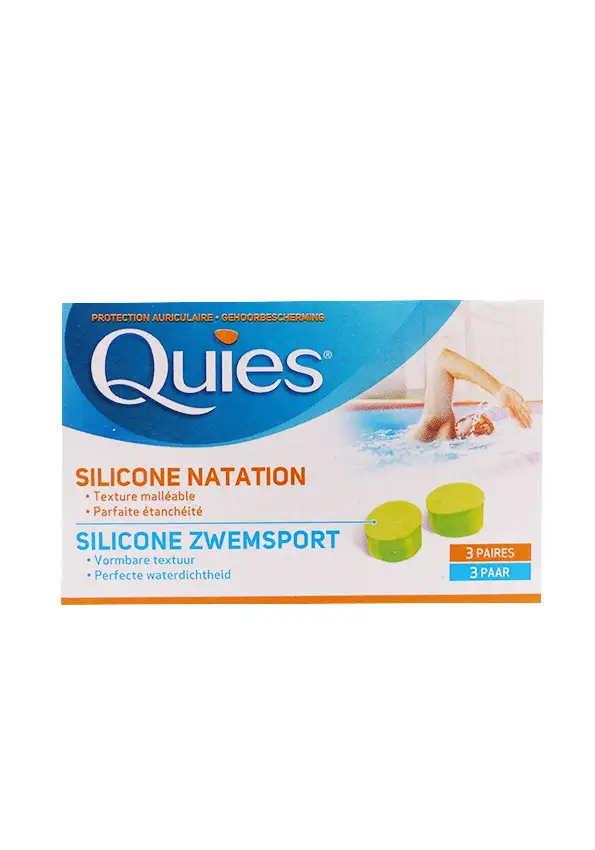 Quies silicone natation 3 paires