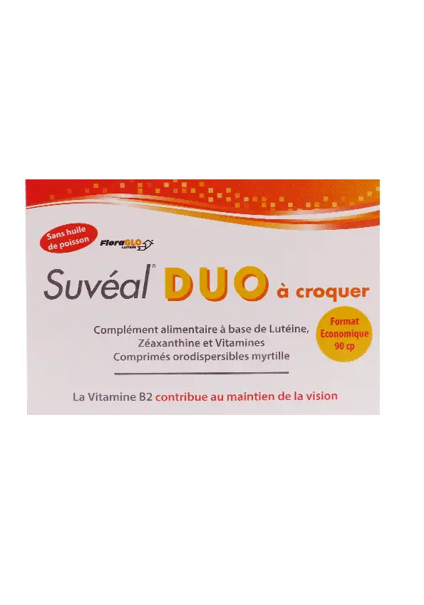 Suvéal duo 90 comprimés à croquer