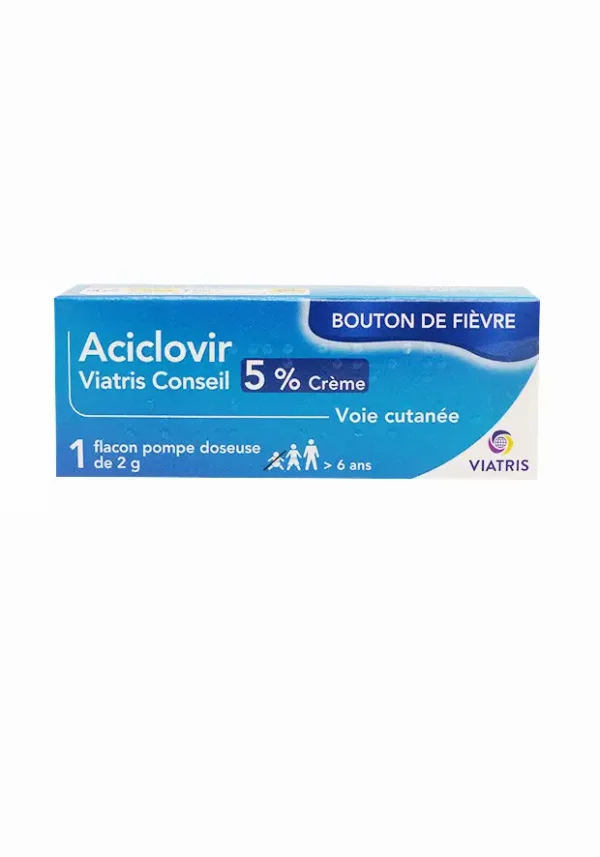 Aciclovir5% flacon pompe 2g