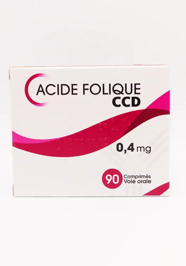 Acide folique ccd 0,4 mg 90 comprimés