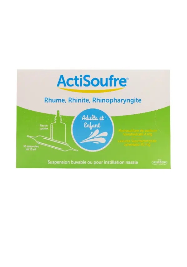 Actisoufre ampoules