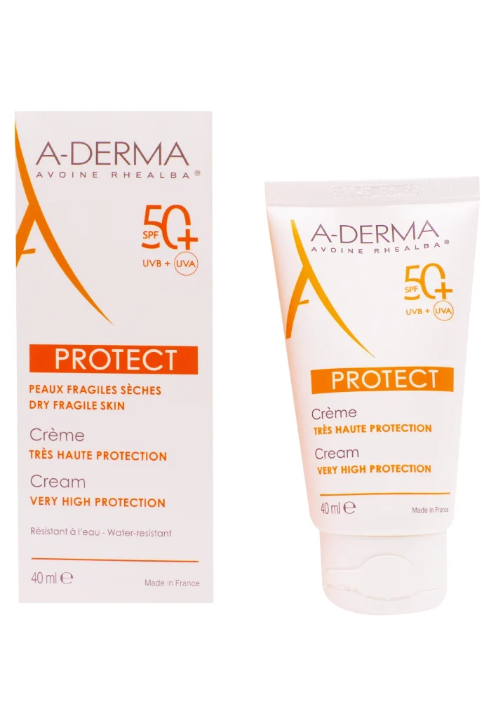 A-DERMA PROTECT CREME SOLAIRE SPF 50+ 40 ML 2 aderma protect 50 40 ml