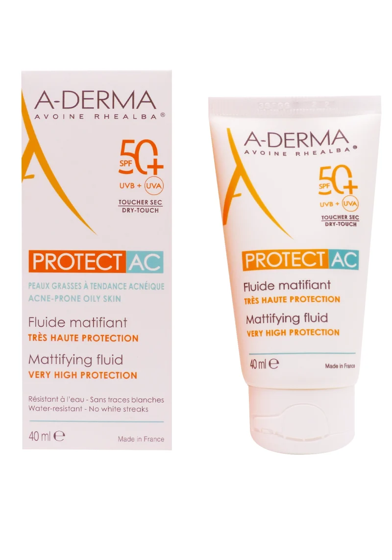 aderma protectax fluide matifiant 40 ml