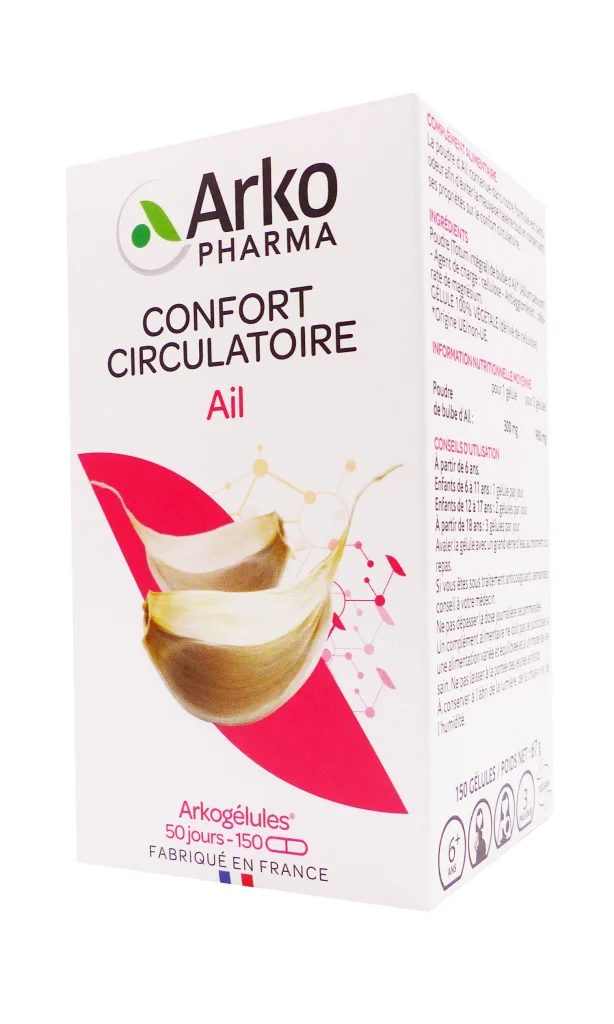 ARKOGELULES D'AIL CONFORT ARTICULAIRE 150 GELULES 3 arko ail 150 gelules